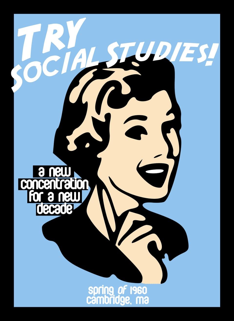A 1960s Social Studies 10 course advertisement.