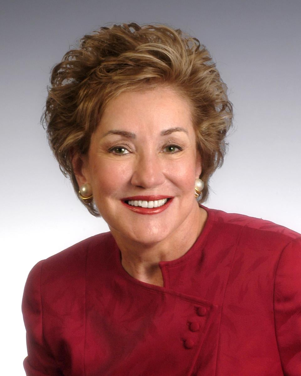 Mary Elizabeth H. Dole '60 poses for a portrait photo in this Crimson file photo.  