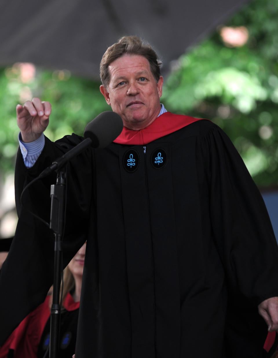 James "Jimmy" Tingle MPA '10 discussed his childhood in Cambridge and struggle with statistics at Harvard during his Graduate English Address, "The Town, The Gown, and Asking for Help."
