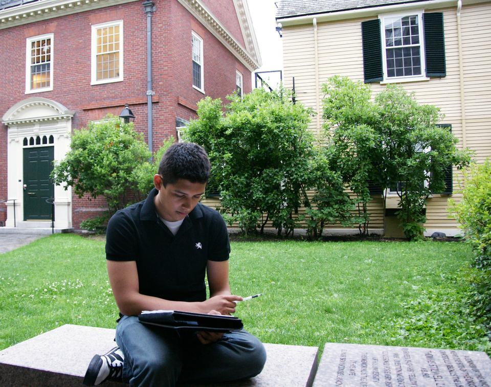 Eric Balderas '13 no longer faces deportation and will be allowed to continue his studies at Harvard.