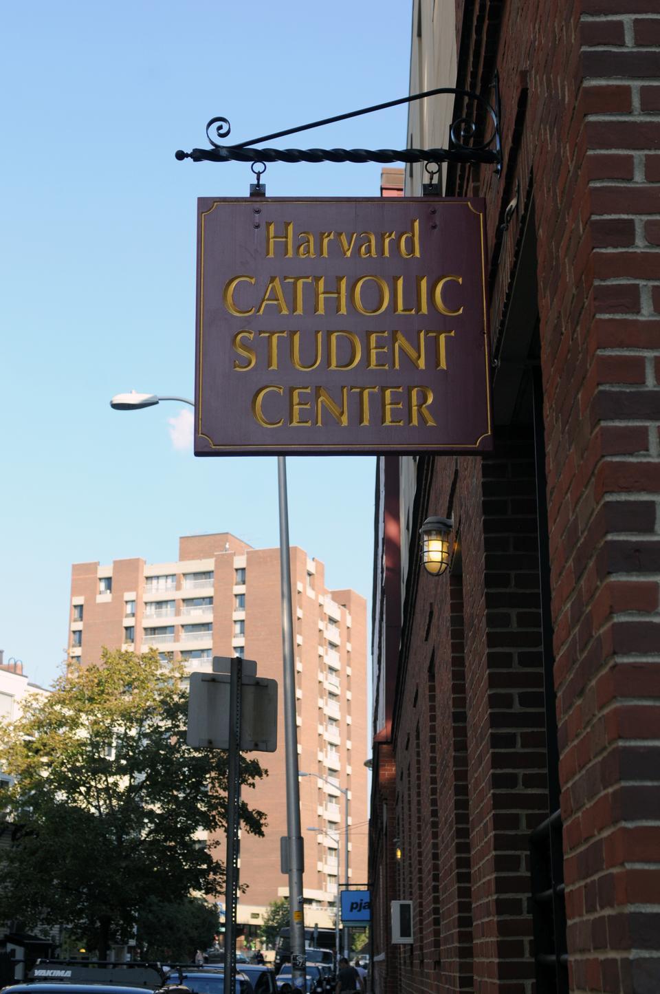 The new community center, located on 19 Arrow Street near the Harvard Catholic Student Center, was designated as a place for students to talk openly about their ideas.