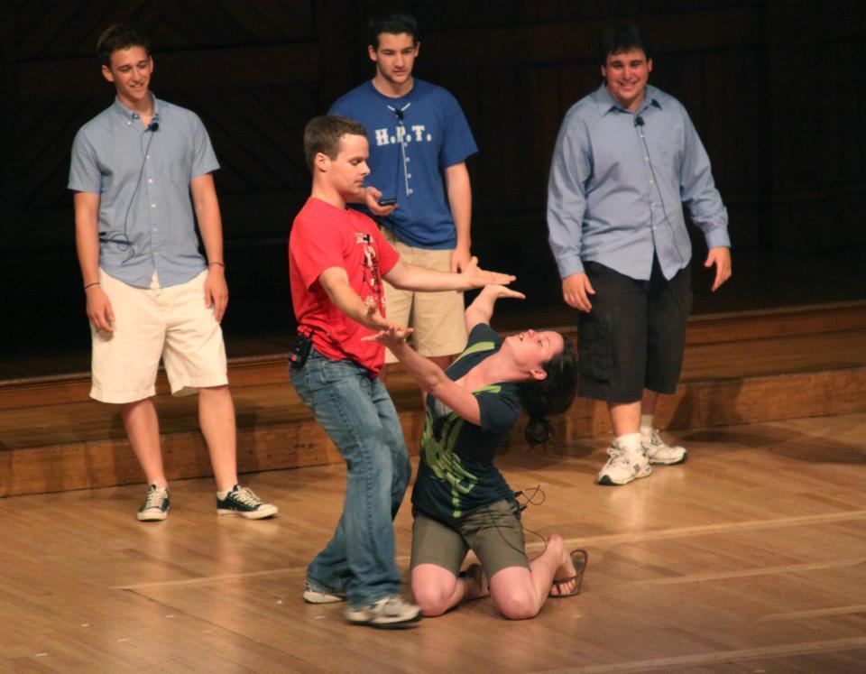 Harvard’s comedy groups, including  got together with nationally-acclaimed comedian Andy Haynes for “LMAO: A Night of Comedy” in Sanders Theater on Friday night to show the Class of 2014 just how funny Harvard Students can be.
