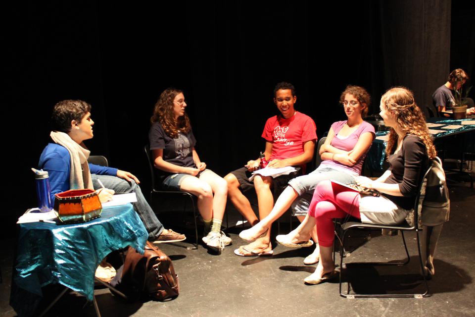 Perhaps the most time-consuming aspect of auditioning for any artistic endeavor is simply waiting to be heard.  The shared experience of common casting gives upperclassmen and freshman alike the ability to meet other with similar interests and experience.