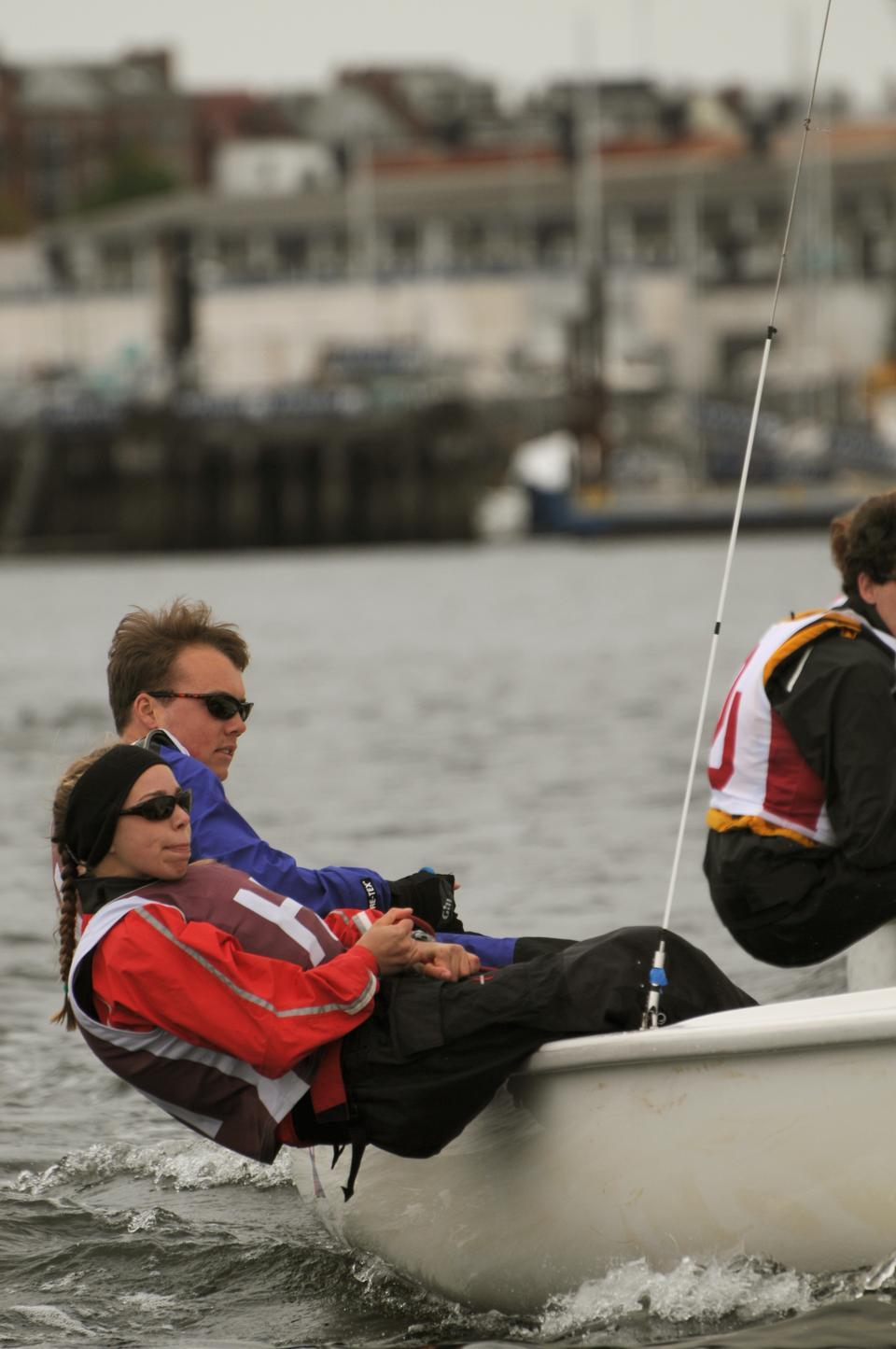 Seniors Alan Palmer and Quincy Bock paired up in the A-division to tally a score of 59, earning Harvard’s only first-place finish at the Nevins Trophy, which the Crimson captured over the weekend.
