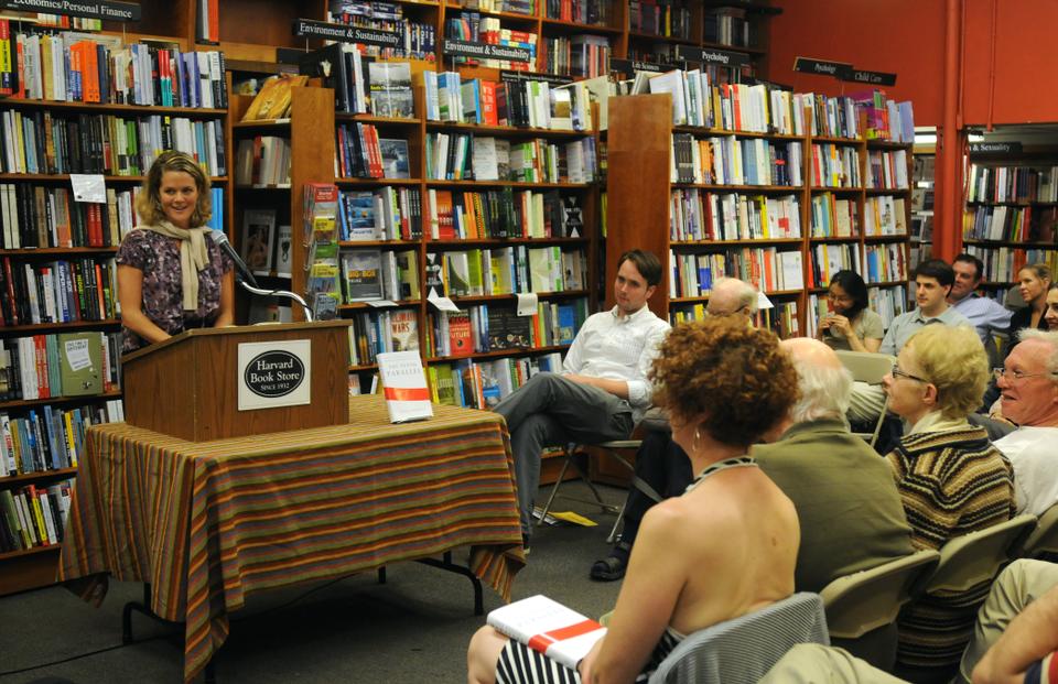 Award-winning investigative journalist Eliza Griswold discussed her new book "The Tenth Parallel: Dispatches from the Fault Line Between Christianity and Islam" at Harvard Bookstore last night. After reading an excerpt from her book, Griswold recounted the childhood experience that spurred her passion for the subject and inspired her momentous excursion around "The Tenth Parallel".  