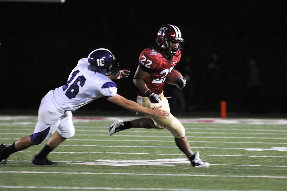 Senior running back Gino Gordon, shown here in earlier action, will be decisive in the matchup against Lafayette. He will need to kickstart a Harvard offense that was completely shut down in last week’s loss.