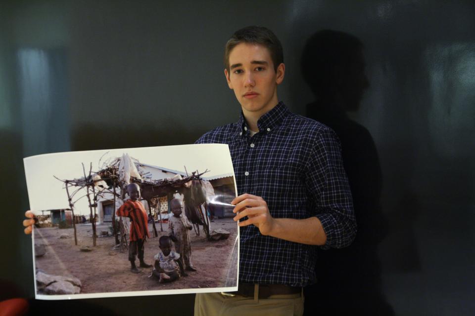 Alex W. Palmer '12 is presenting his first solo humanitarian photography exhibit, "Children of Kakuma," through November 15.