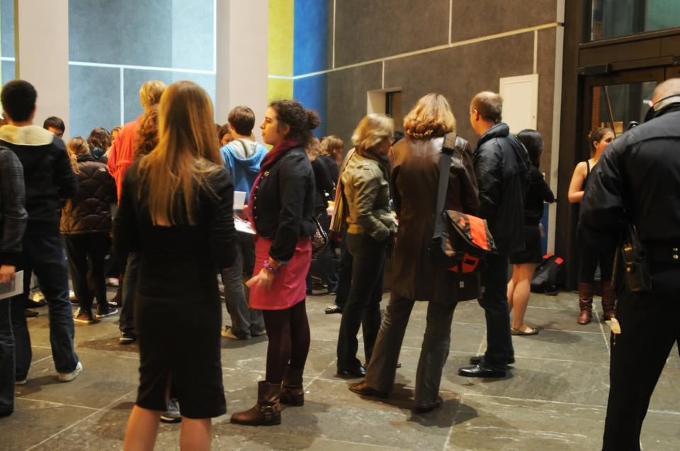 Attendees showed up to HAMUC's Night at the Sackler Museum  to enjoy the art of the Sackler museum during a free event for Harvard students.