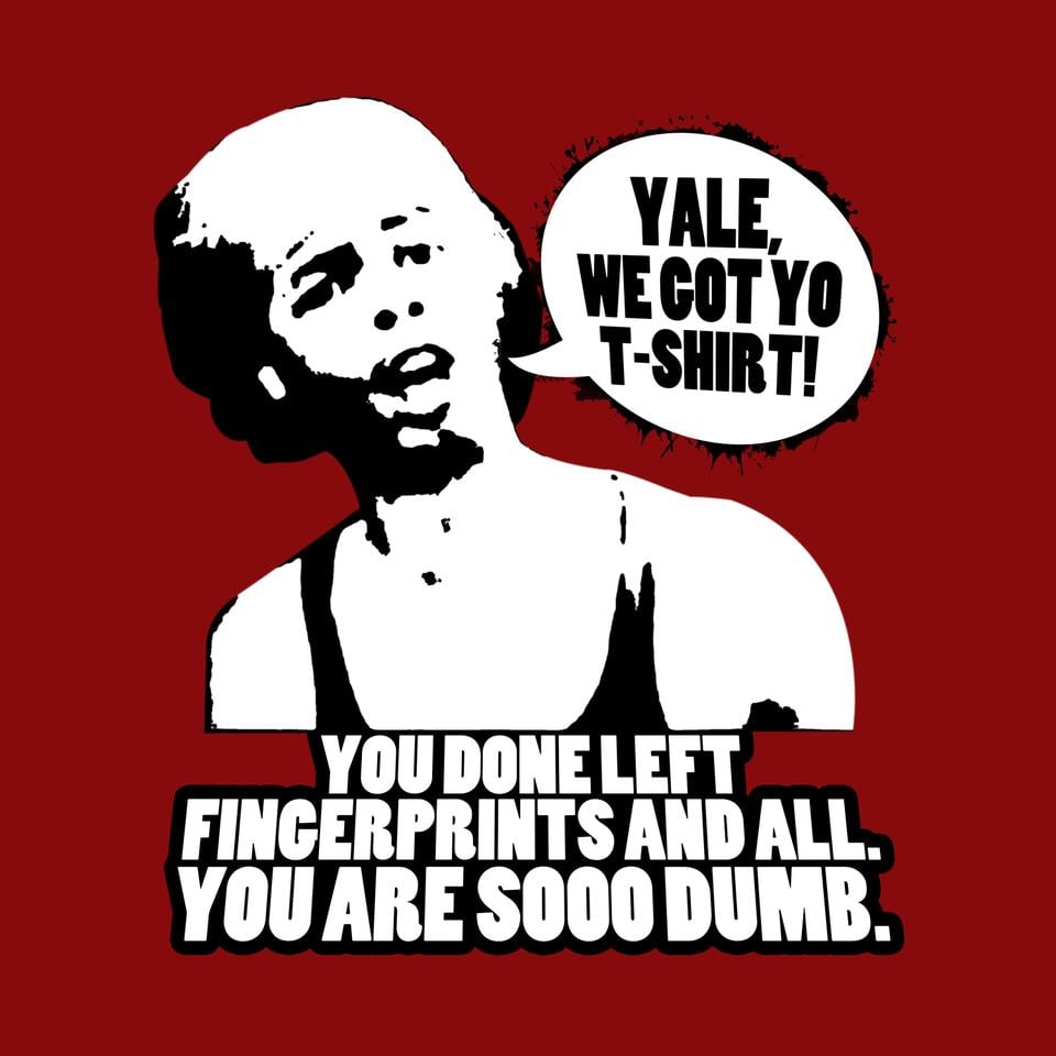 The Asian American Brotherhood is offering shirts that feature Antoine Dodson and the quote, “You done left fingerprints and all. You are sooo dumb.” Price: $10. 