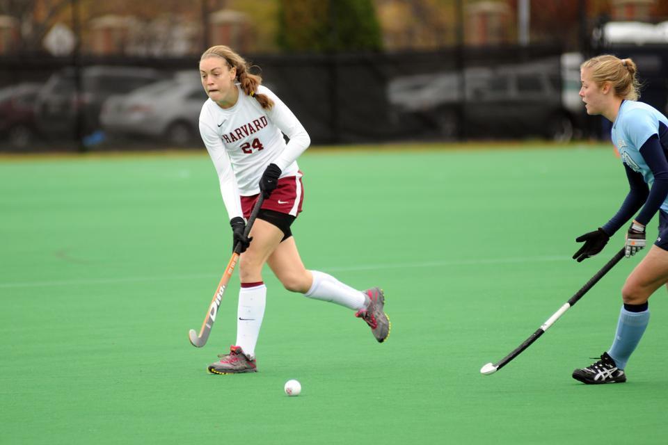 Senior forward Chloe Keating ended her Crimson field hockey career on a high note, netting Harvard’s only goal of the day against Columbia. The fourth-year player buried a shot off of an assist from junior co-captain Carly Dixon, sparking a solid second-half effort from the Crimson on Senior Day. Unfortunately for Keating’s squad, the Lions held on for the 3-1 victory.