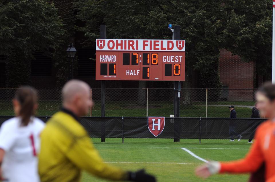 The namesake for the men’s and women’s soccer field is Chris Ohiri ’64, whose 47 goals are tied for best in the men’s record book. Ohiri came to Harvard after competing for the Nigerian national team in the 1960 Olympics. Shortly after his prolific career with the Crimson, Ohiri was striken with leukemia and died a political prisoner in his home country.