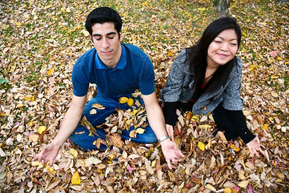 Days with Ebrahim and Cao are spent serving on the UC, with some time left for playing in the leaves.