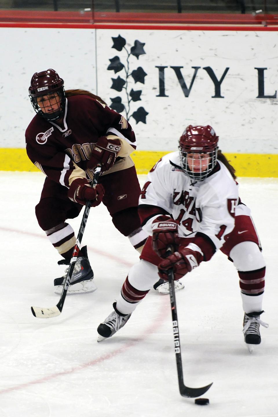 Sophomore Jillian Dempsey scored a pair of goals, including the last-minute game-winner, in a 3-2 win over Dartmouth