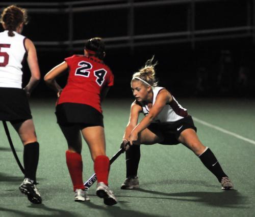 Junior co-captain Carly Dickson will captain the Harvard field hockey team again in 2011. She will be joined by classmate Georgia McGillivray.