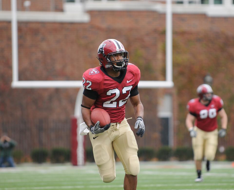 Harvard senior running back Gino Gordon was named a finalist for Ivy League Football Player of the Year today.