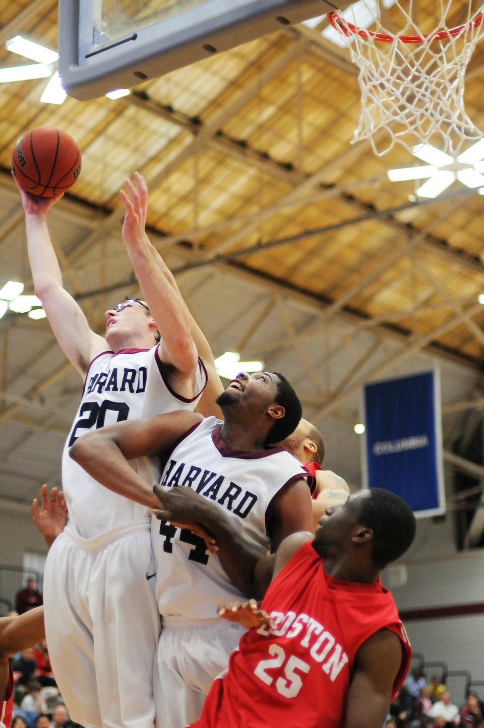 Saturday was a day of career firsts for Andrew Van Nest. The junior forward made his first ever start and scored a career-high 13 points. Van Nest led the team in blocks with three and also added five boards.