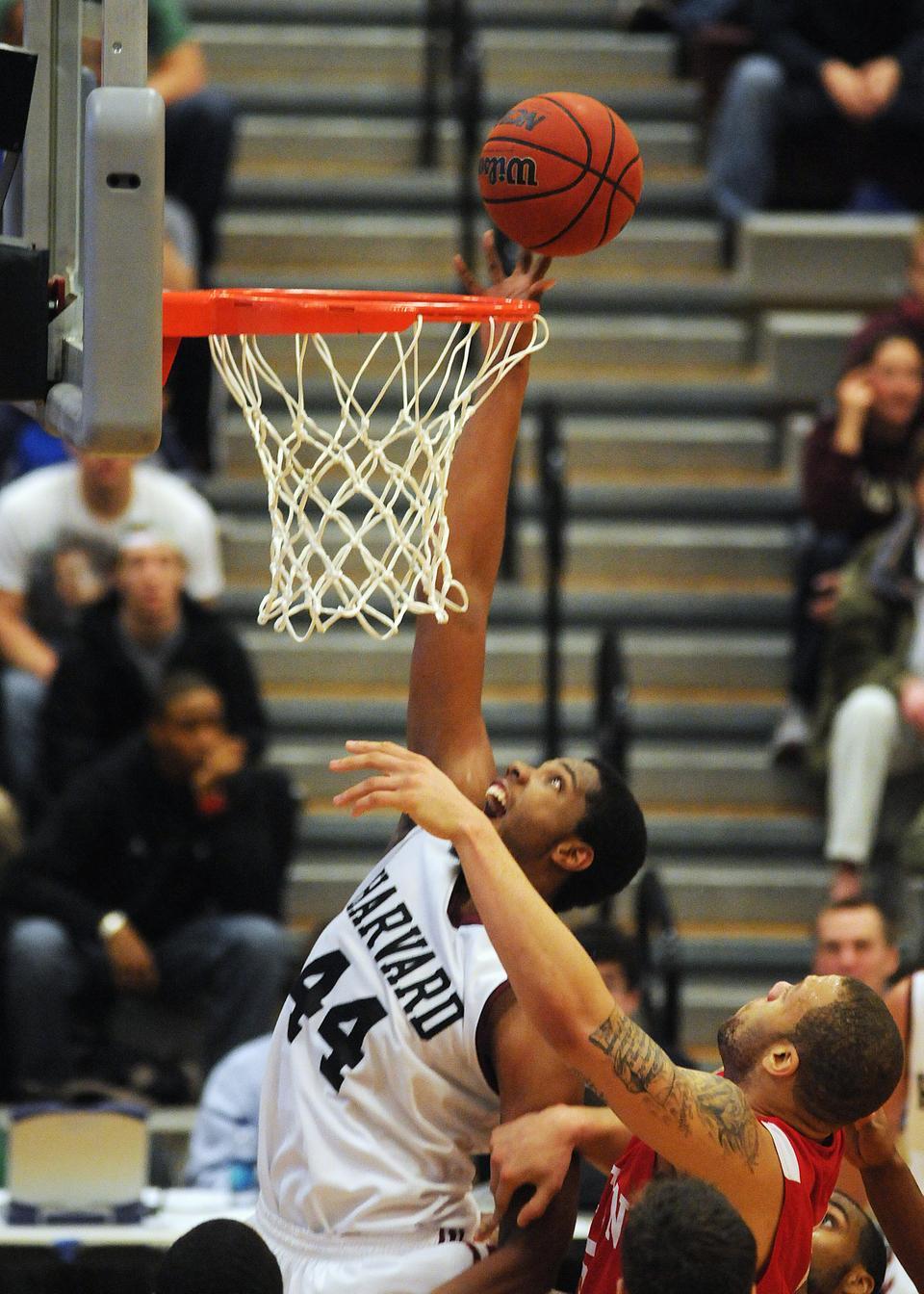 Men's basketball beat Boston University, 87-71, on Saturday. Team co-captain Keith Wright finished the game with 17 points and 10 rebounds.