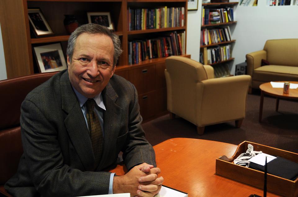 Lawrence H. Summers, former Harvard President and current Charles W. Eliot University Professor.