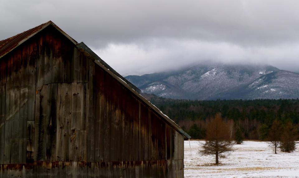 A winter scene from Lake Placid, NY.