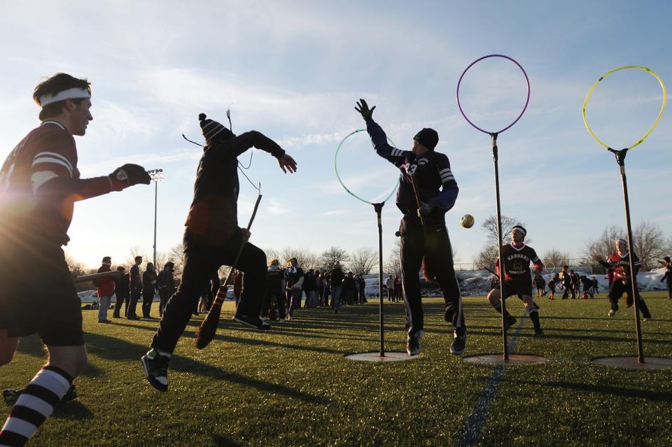 The Harvard Horntails, Harvard's quidditch team, hosted a tournament on Sunday, Feb. 20, that included other Boston-area teams as well as a team from the University of Vaasa in Finland.