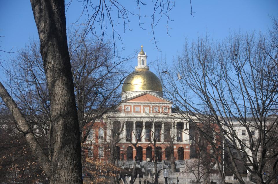 The Boston State House.