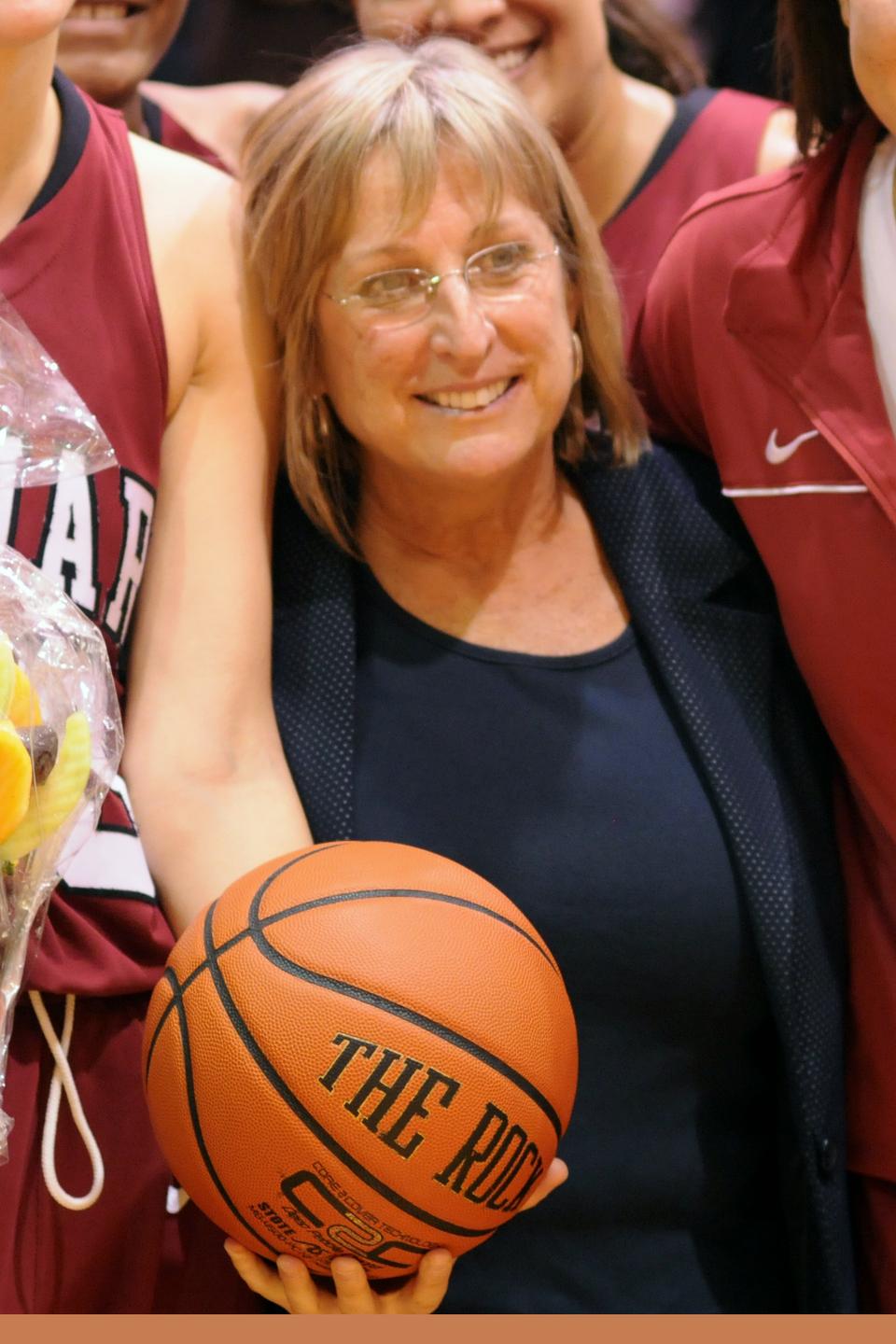 Women's Basketball Coach Kathy Delaney-Smith. 