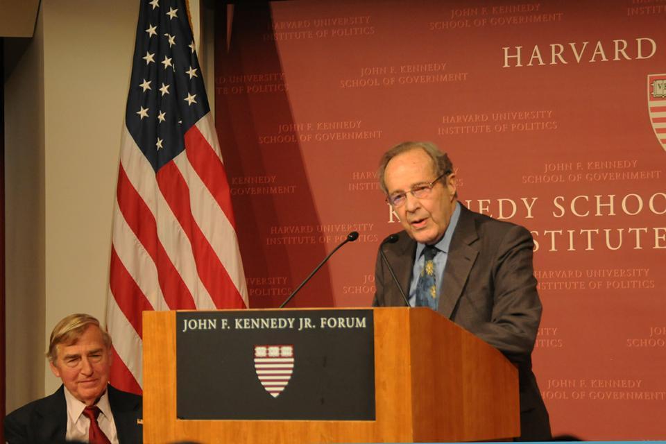 William James Perry the former Secretary of Defense presents the annual Robert S. McNamara Lecture on War and Peace at the IOP Thrusday night with a lecture titled “Have we reached the nuclear tipping point?”