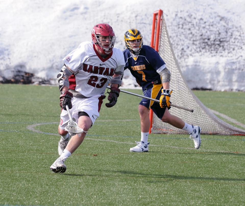 In Harvard’s season opener Saturday against Canisius, junior attack Jeff Cohen—the team’s scoring leader last year—picked up his first goal of the year on eight shot attempts.