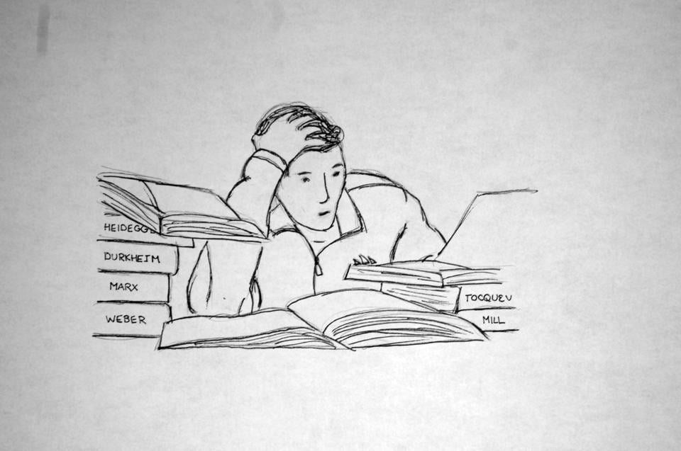 Thesis Crunch: Let’s not kid ourselves, you don’t have anyone to impress. Why make the trek to the gym for a workout when the only thing you’ll be getting intimate with is your next chapter?