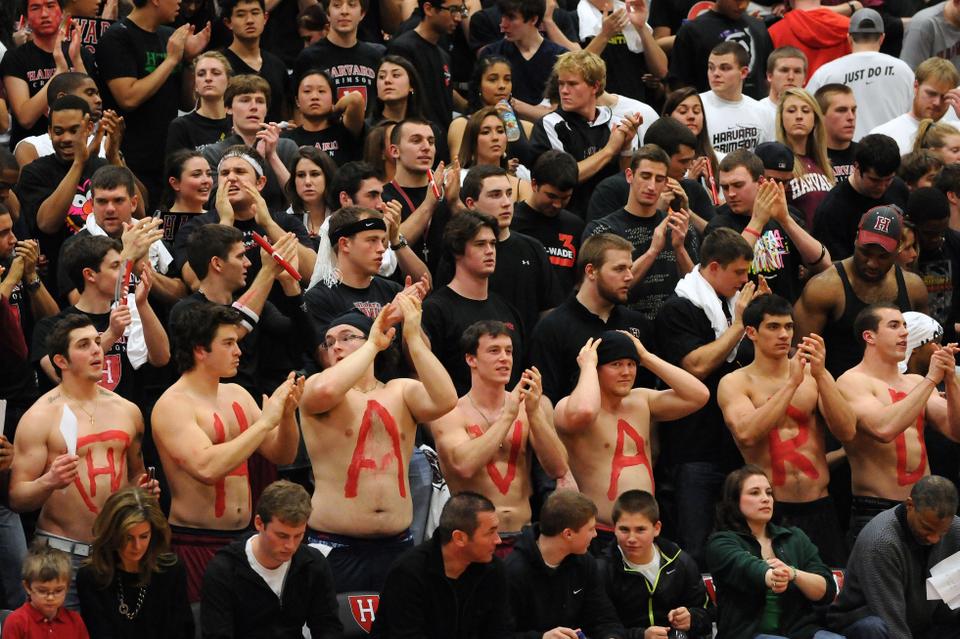 When Adam Riegel isn't posing as the first "a" in Harvard, he's playing defensive tackle for the football team.
