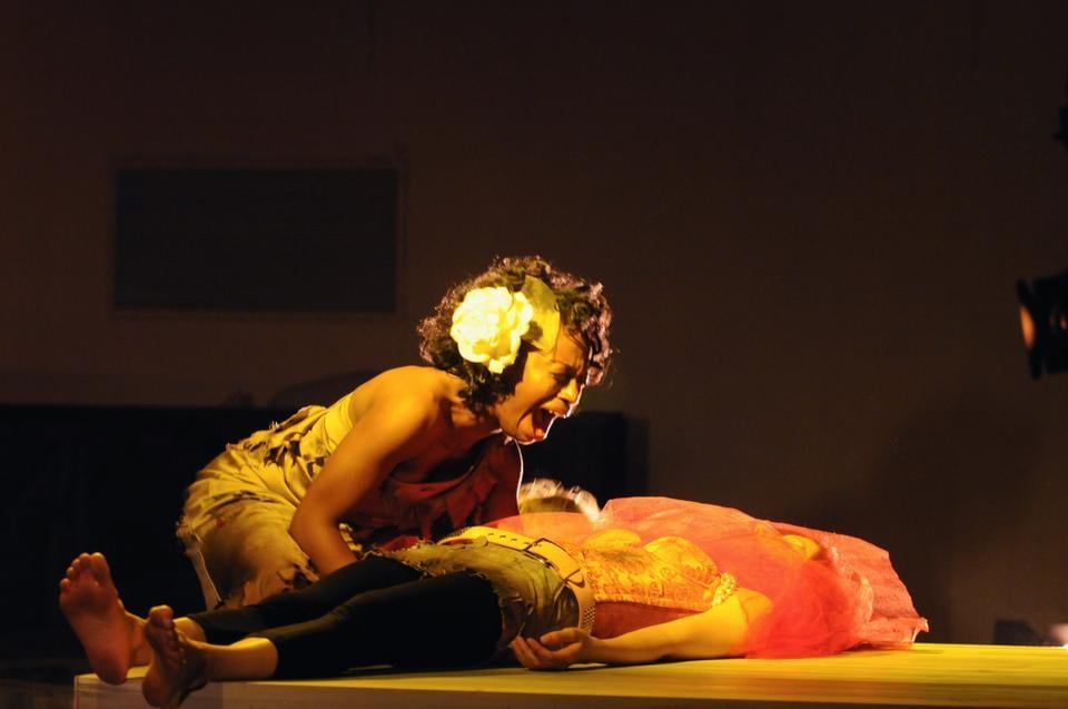 "In The Trojan Women: A Love Story," playwright Chuck Mee depicts the devastating aftermath of the mythological Trojan War to explore the disparity between the two sexes through the ages by combining elements of tragedy, opera, and fragments of the contemporary world.