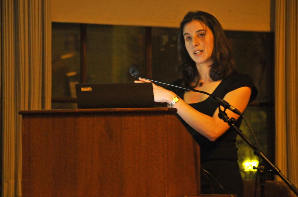 Cultural anthropologist Elizabeth Greenspan, brought to Harvard College by Harvard Writers at Work, discusses the role of language and speech in the aftermath of 9/11.
