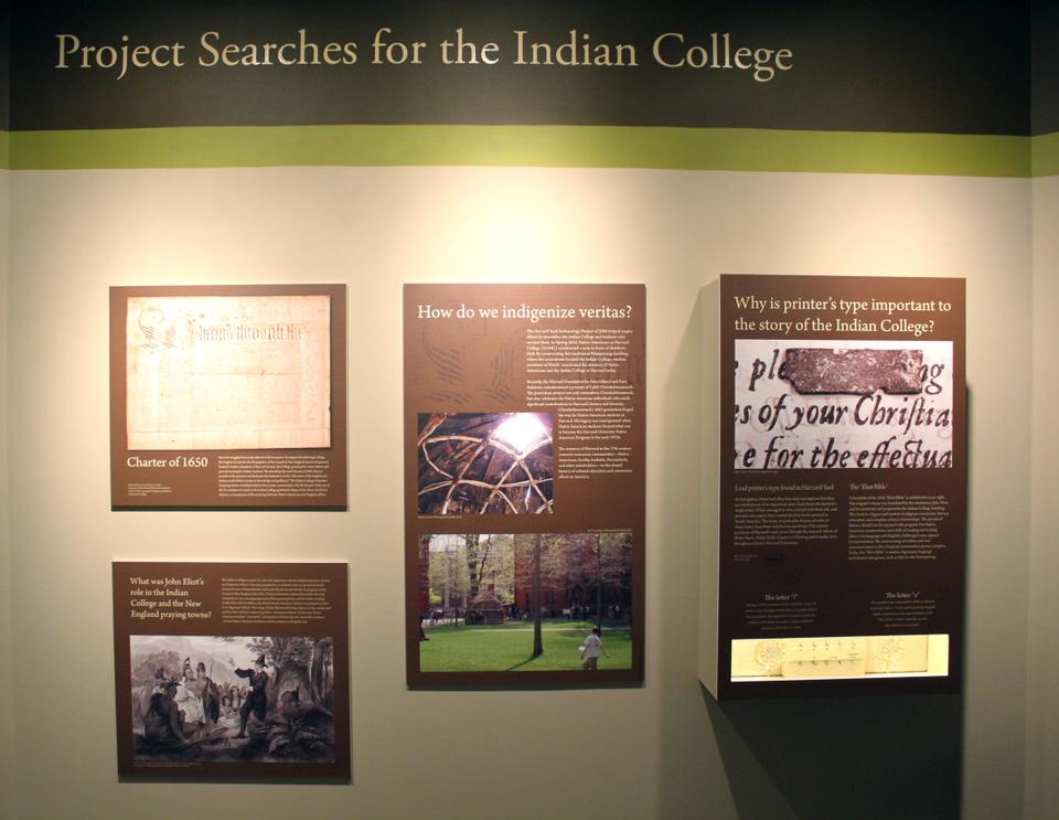 The Peabody Museum is currently curating in exhibition which presents items they have linked to the Indian College found by students and faculty in an excavation undertook in Harvard Yard.