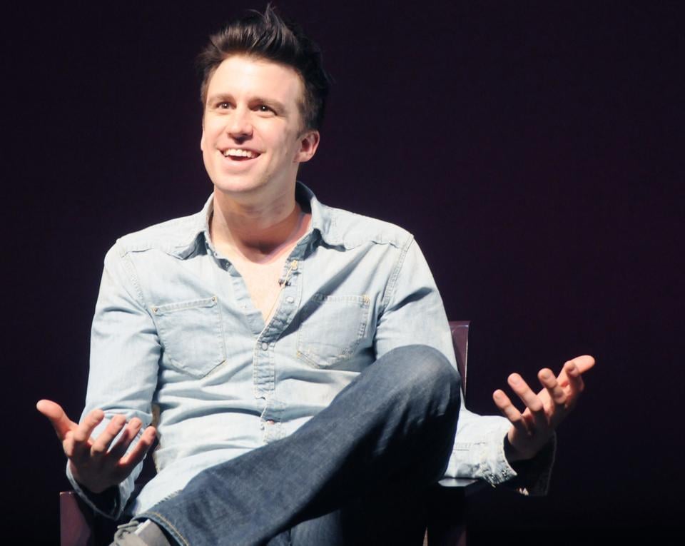 Gavin Creel discusses his Tony-nominated performance as Claude in the 2009 Broadway revival of “HAIR” with other members of the show’s cast and creative team in a panel yesterday at the New College Theater.
