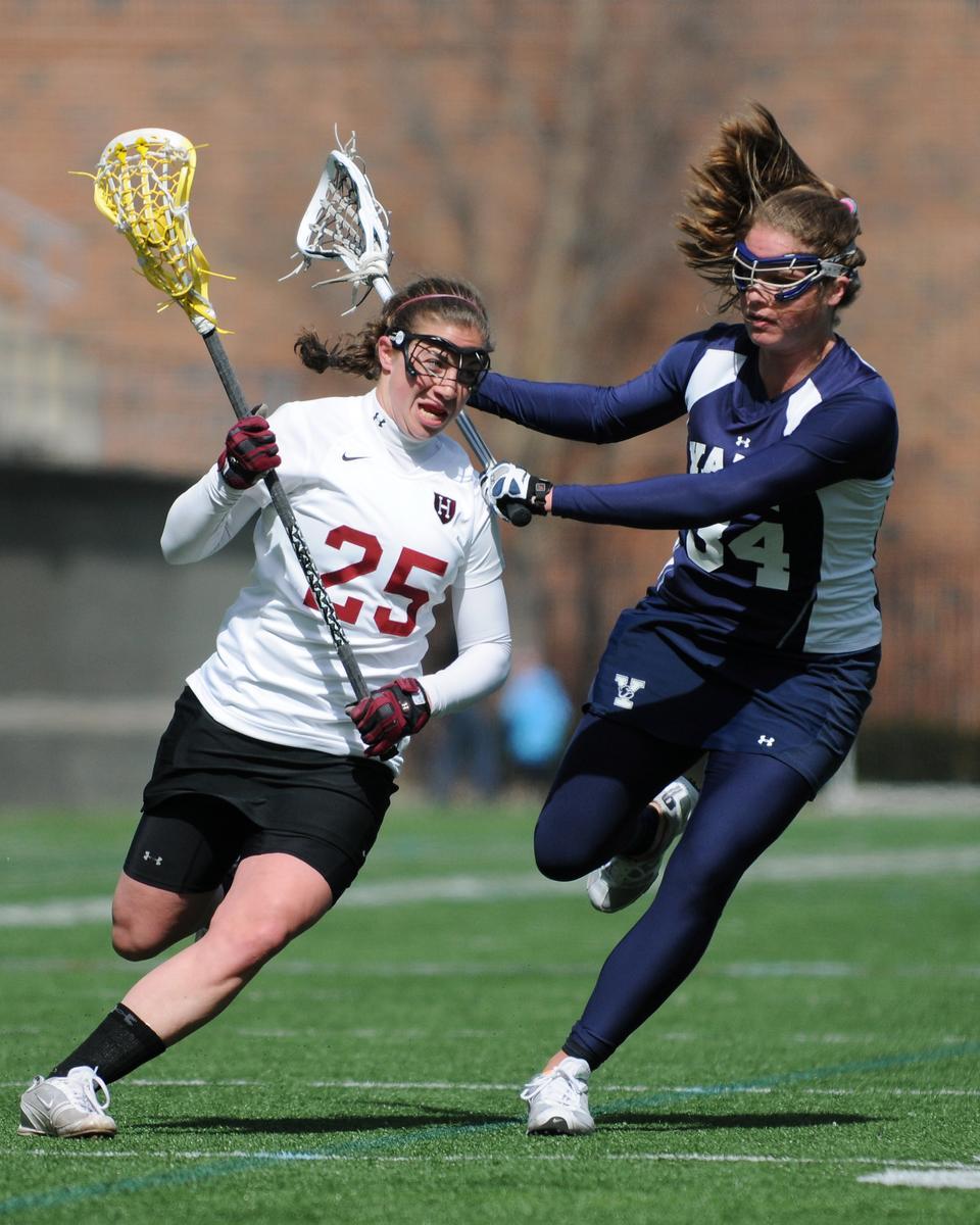 Sophomore Danielle Tetreault’s play on Saturday was critical to the team’s success against Yale. Tetreault tallied four goals on five shots and an assist. Sophomore Jennifer VanderMeulen also chipped in four goals. Despite the injuries on defense, Harvard held the Bulldogs to only three goals. 