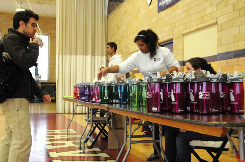 The Drug and Alcohol Peer Advisors discontinued their regular giveaways of Camelbak water bottles last year.