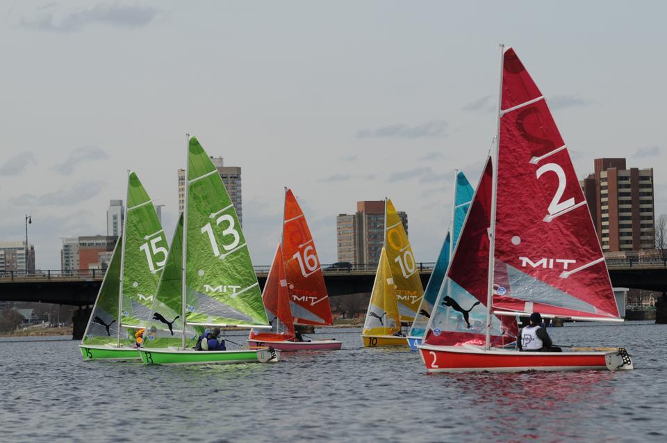 The Harvard sailing team, pictured above in earlier action, participated in three regattas over the weekend. The co-ed team finished first at the 14th Southern New England Team Race Intersectional, while another co-ed squad and the women’s teams faltered in their competitions.