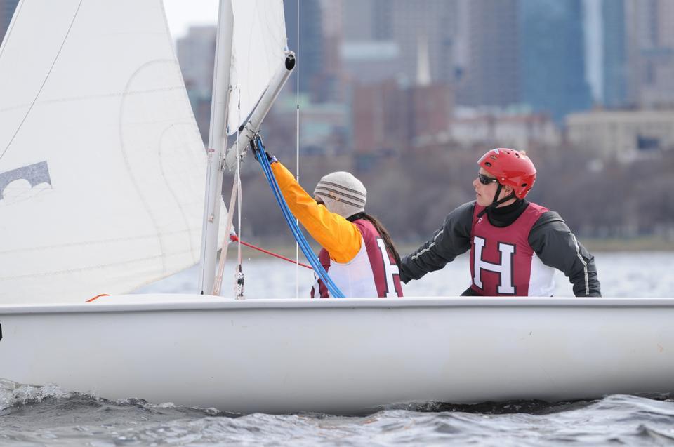 The Harvard co-ed sailing team settled for a close third-place finish this weekend at the MIT Regatta, falling behind the College of Charleston and Boston College in a series of closely-contested races.