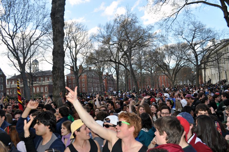 Crowds of students filled the old yard yesterday for this year’s Yardfest, featuring the music of White Panda, Sam Adams, and Far East Movement.