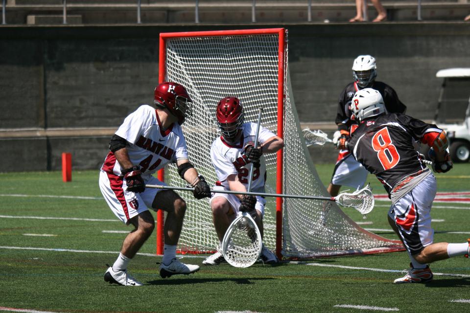 Men’s lacrosse sophomore goaltender Harry Krieger is fifth in the Ivy League with a .511 save percentage on the season. After making a career high 19 saves in a win over UMass March 19, the sophomore only allowed seven goals in each of the team’s two games last weekend. The goalie considers his athletic pursuits and knowledge of Japanese to go hand-in-hand.