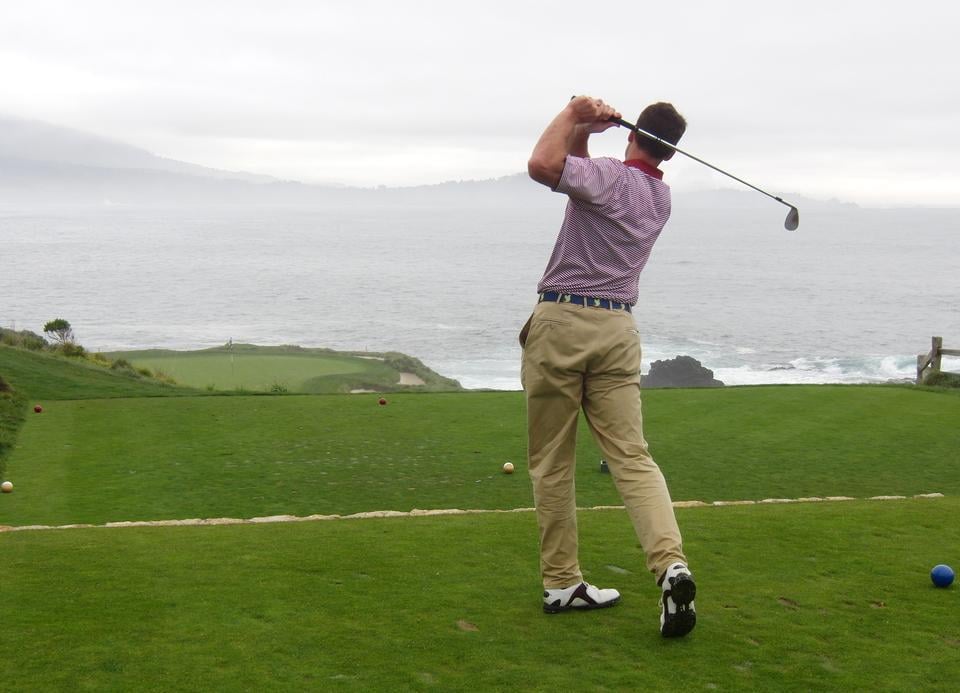 After captaining the Crimson’s basketball squad during his time as an undergraduate, Fred Schernecker ’89-’90 turned to the links as Harvard’s director of golf where he serves as both an administrator and a mentor.