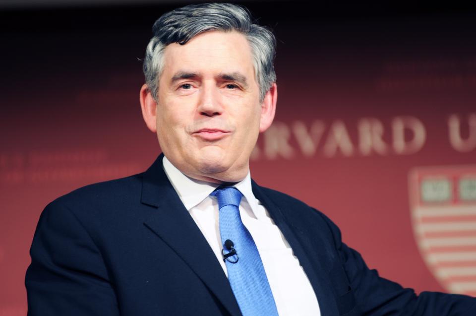 The Right Honorable Gordon Brown, former Prime Minister of the United Kingdom, spoke to a packed audience at the Institute of Politics Sept. 23, 2010.