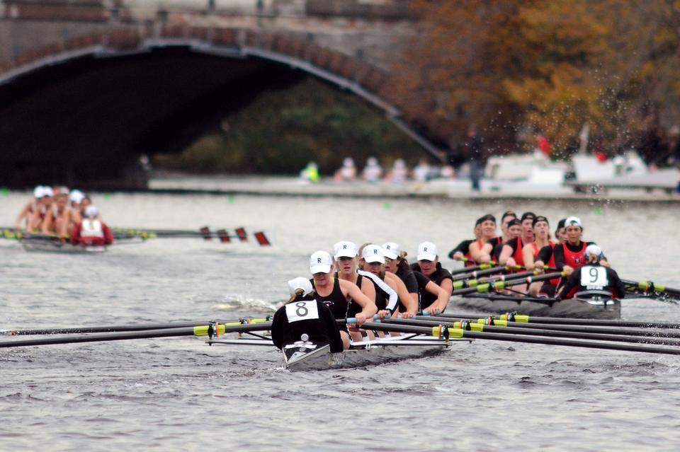 Radcliffe heavyweight crew improved upon its performance last year, earning a trip to the NCAA Championships for the first time in two years. The team finished the season with an 11-4 dual meet record.