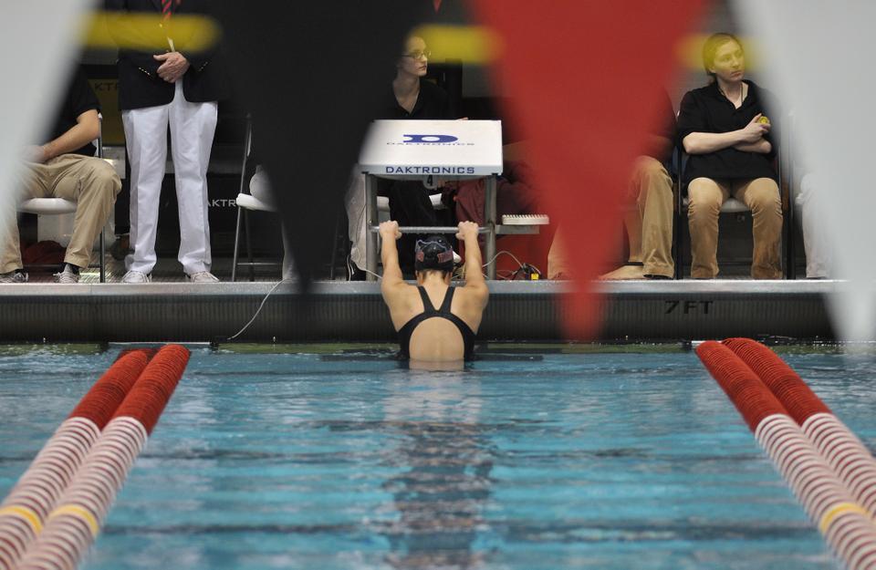 Senior Katy Hinkle cleaned up at the Ivy League Championships, earning second-team All-Ivy honors in three events. At the meet, the senior swam the 50-yard freestyle in 22.74 seconds, breaking the previous Harvard record.