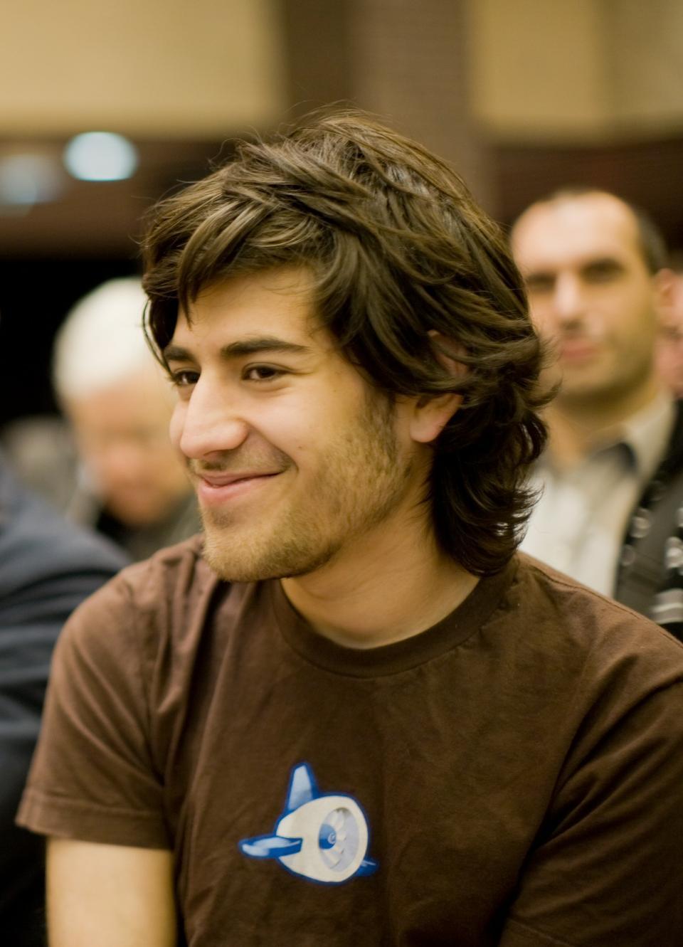 Aaron Swartz, pictured here, is accused of hacking into MIT's network and stealing over four million documents from JSTOR.