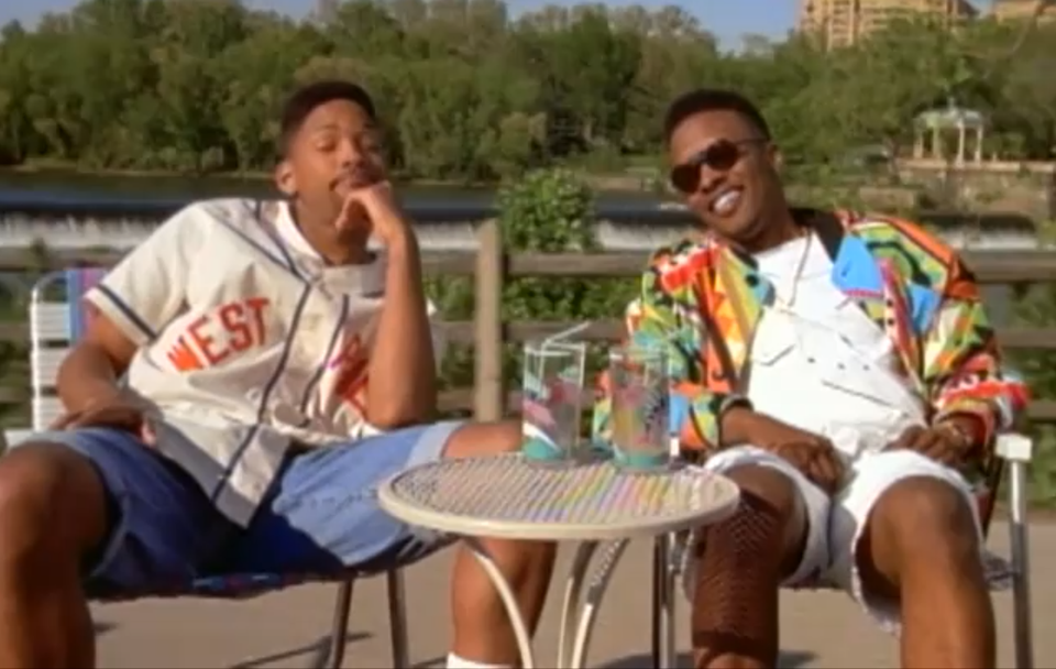 The Fresh Prince, left, and DJ Jazzy Jeff, right