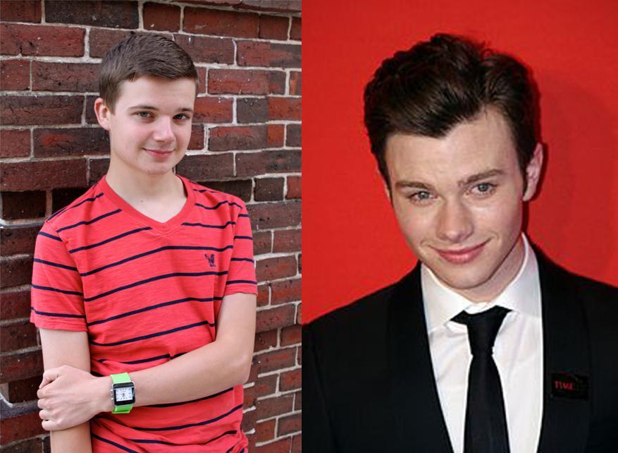 Patrick J. Leonard ’14 and Chris Colfer