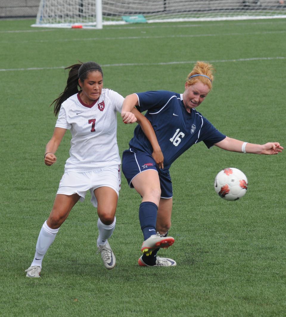 Freshman forward Erika Garcia had a goal—her second of the year—as Harvard took down visiting New Hampshire, 4-1, on Sunday afternoon. Four different players found the back of the net for the Crimson.