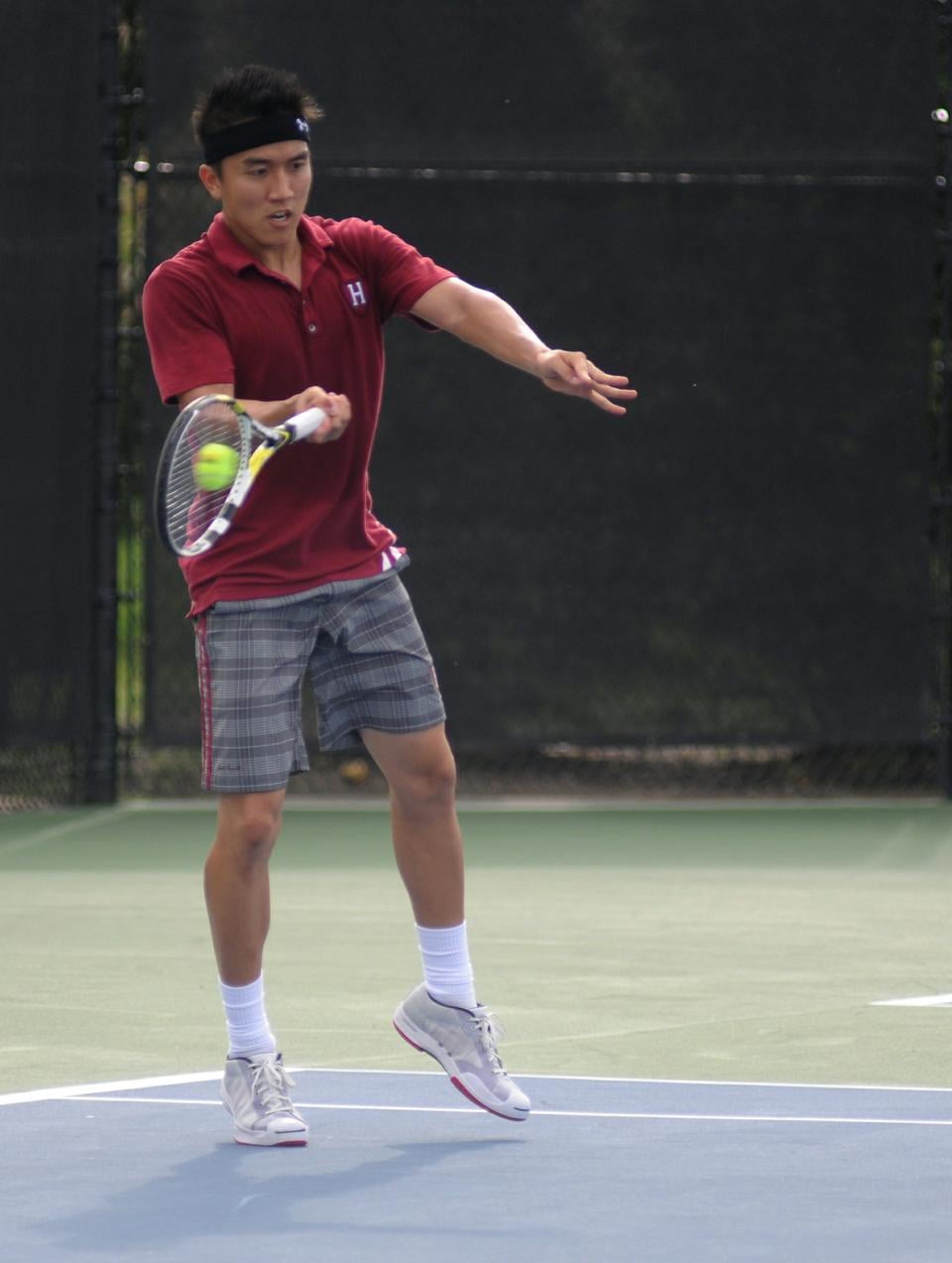 Junior Andy Nguyen was the only victor for the Crimson in Friday’s slate of games in the Harvard Chowder Fest, an annual competition that kicks off the year-long tennis season. The Crimson’s doubles teams did not fare well on Friday against Texas A&M but were impressive against USC the next day. 