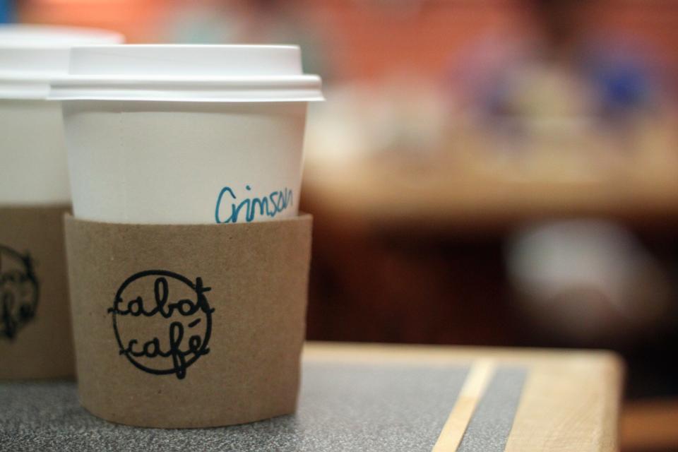 After a successful spring preview last semester and with its logo laminated on windows and printed on cups, the cafe has become a permanent addition to Cabot. 